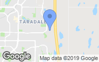 Map of St Andrews Heights, AB