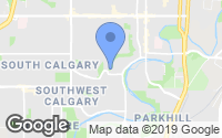 Map of St Andrews Heights, AB