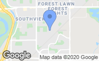 Map of St Andrews Heights, AB