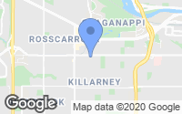 Map of St Andrews Heights, AB
